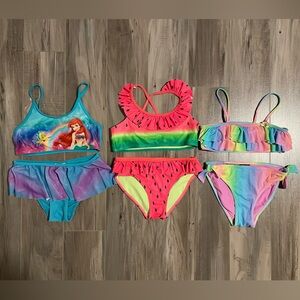 H&M Girls Swimsuit Lot 6-8 Years